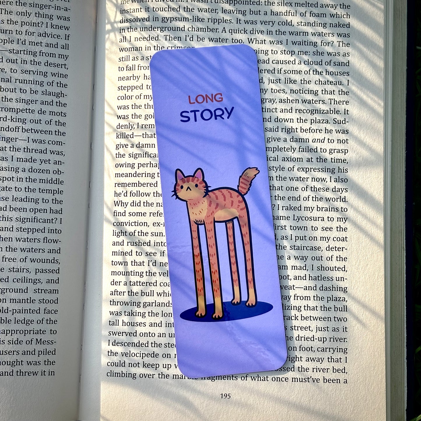 Long Story Bookmark
