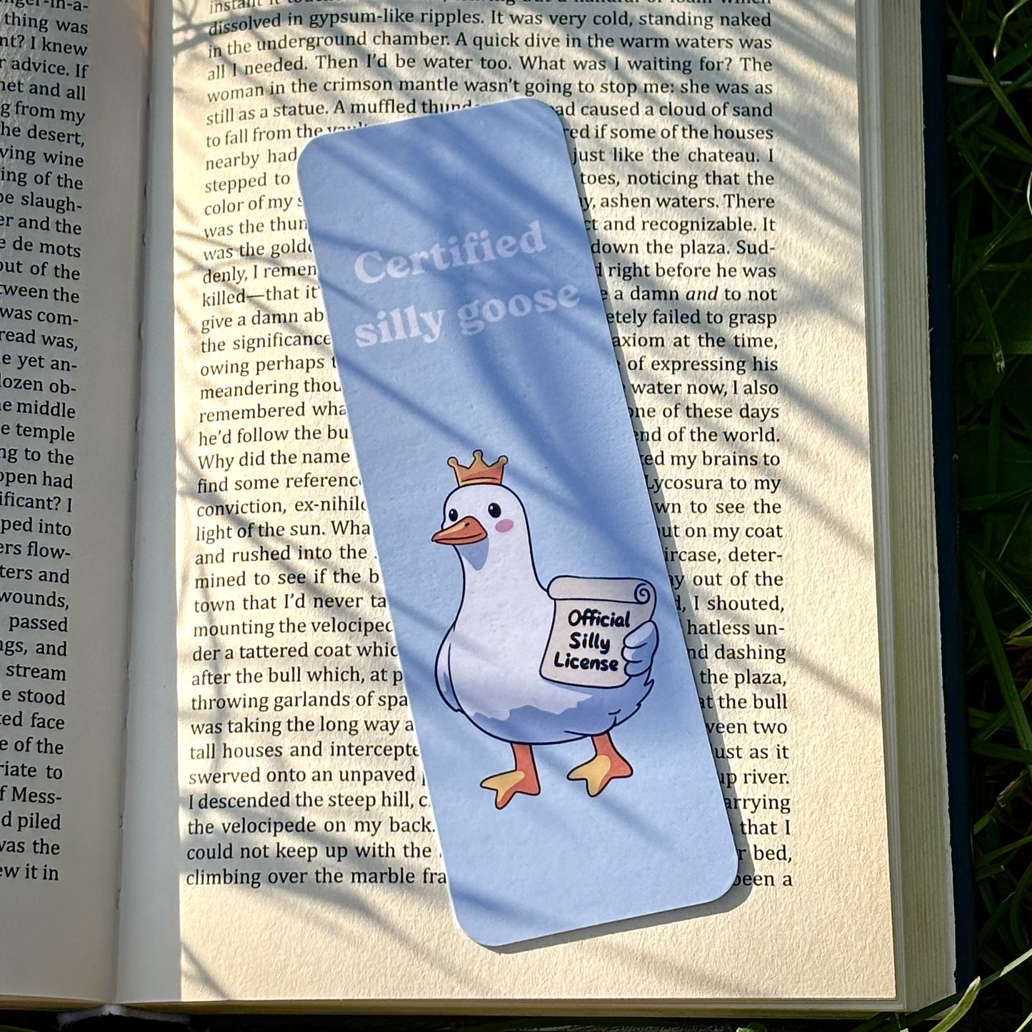 Certified Silly Goose Bookmark