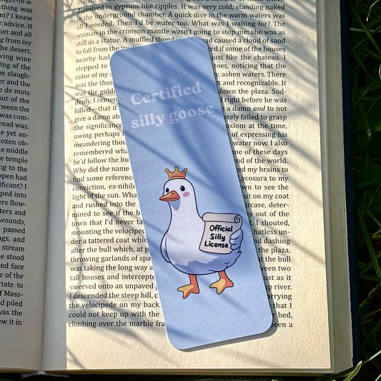 Certified Silly Goose Bookmark