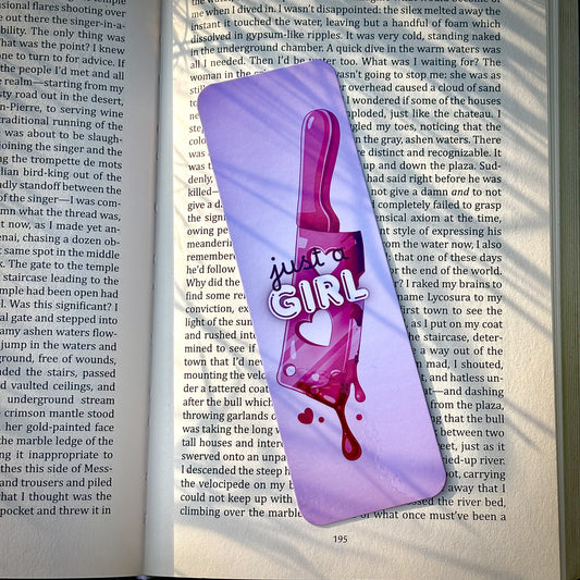 Just a Girl Bookmark