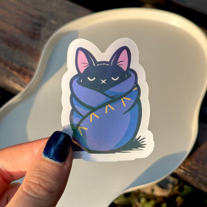 Burrito Cat Sticker